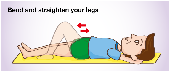 Bend and straighten your legs